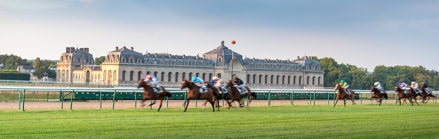 Course de galop à Chantilly
